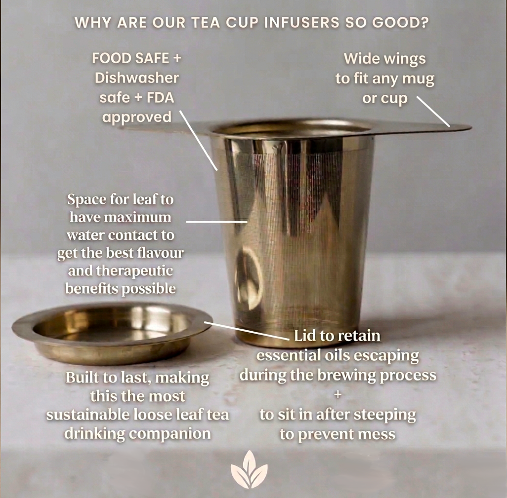 Premium Gold Tea Cup infuser