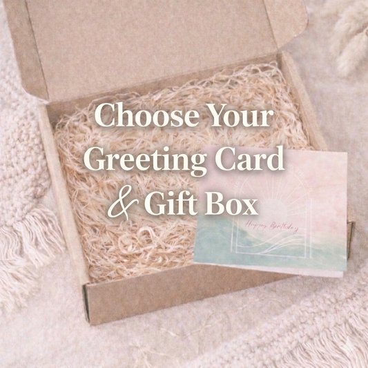 Choose your Personalised Greeting Card & Gift Box