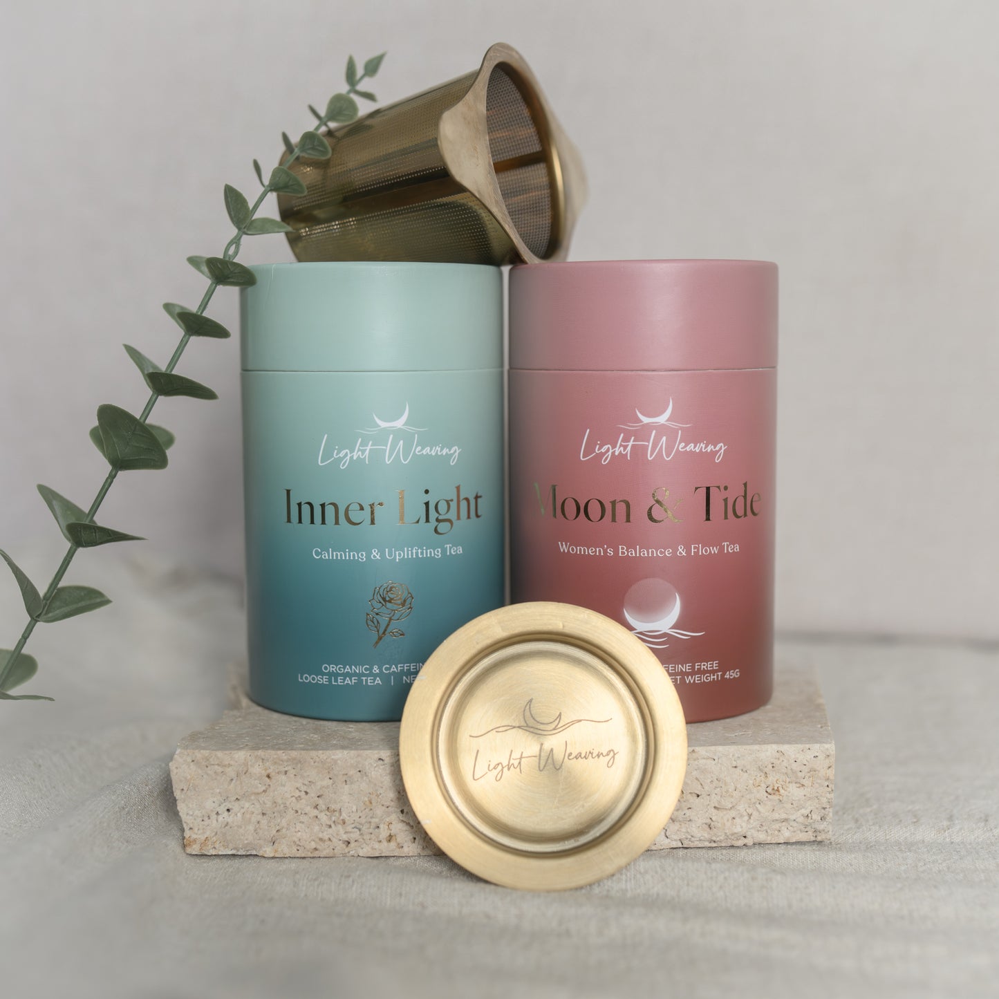 Light Weaving Tea Bundle - FREE GOLD PREMIUM TEA INFUSER